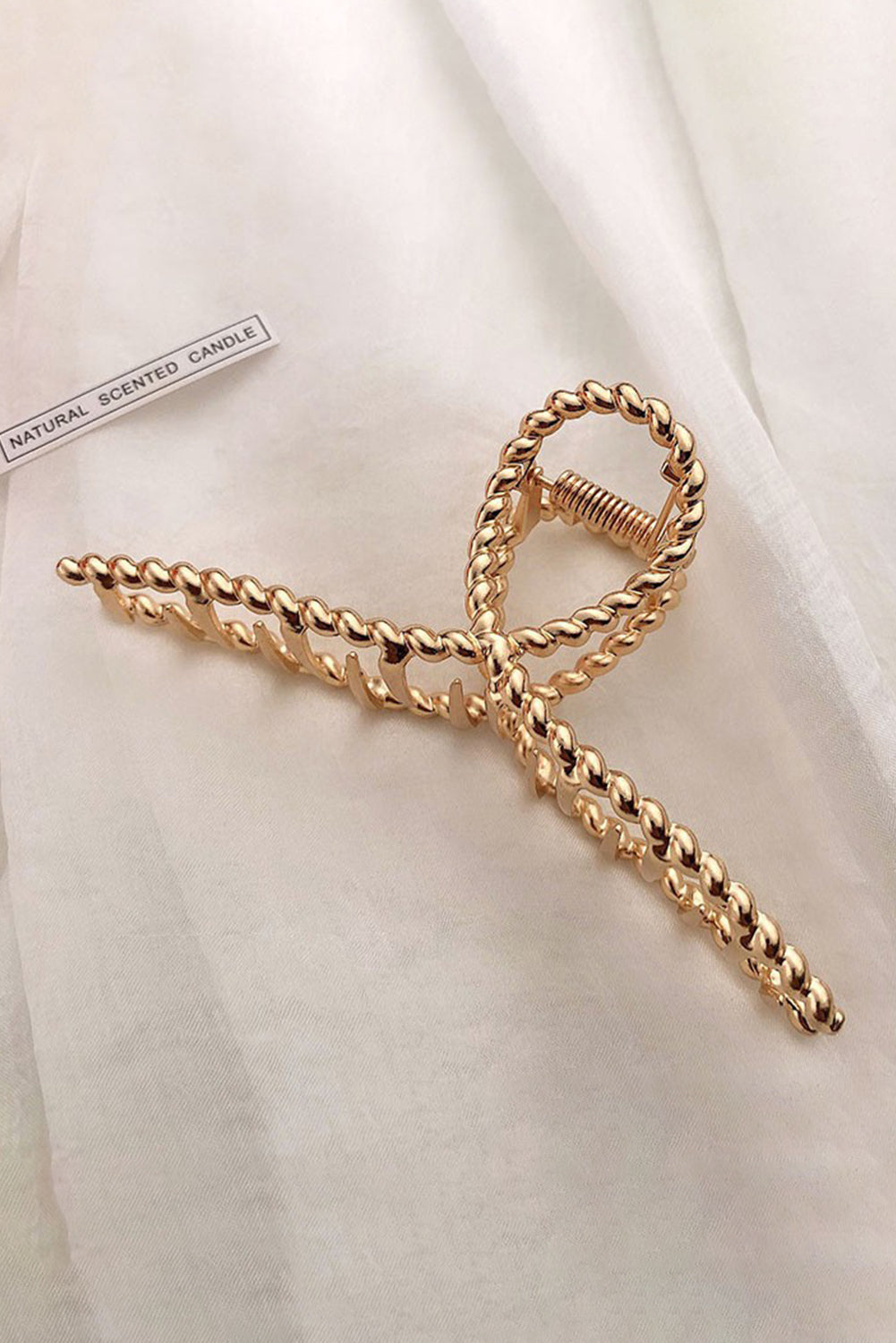 Gold Twist Large Hair Claw Clip Daisie Boutique