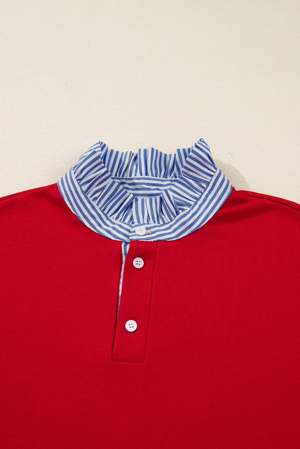 Bow Sweatshirt and Short Set - Red Dear-Lover Dropshipping