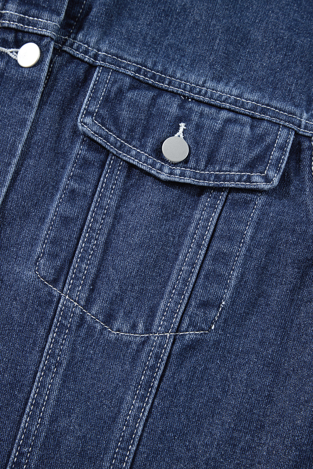 Ruffle Denim Jacket Daisie Boutique