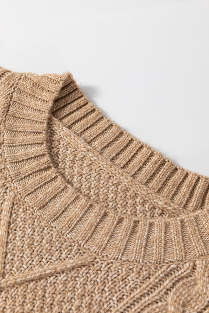 Cable Knit Sweater Dress Daisie Boutique