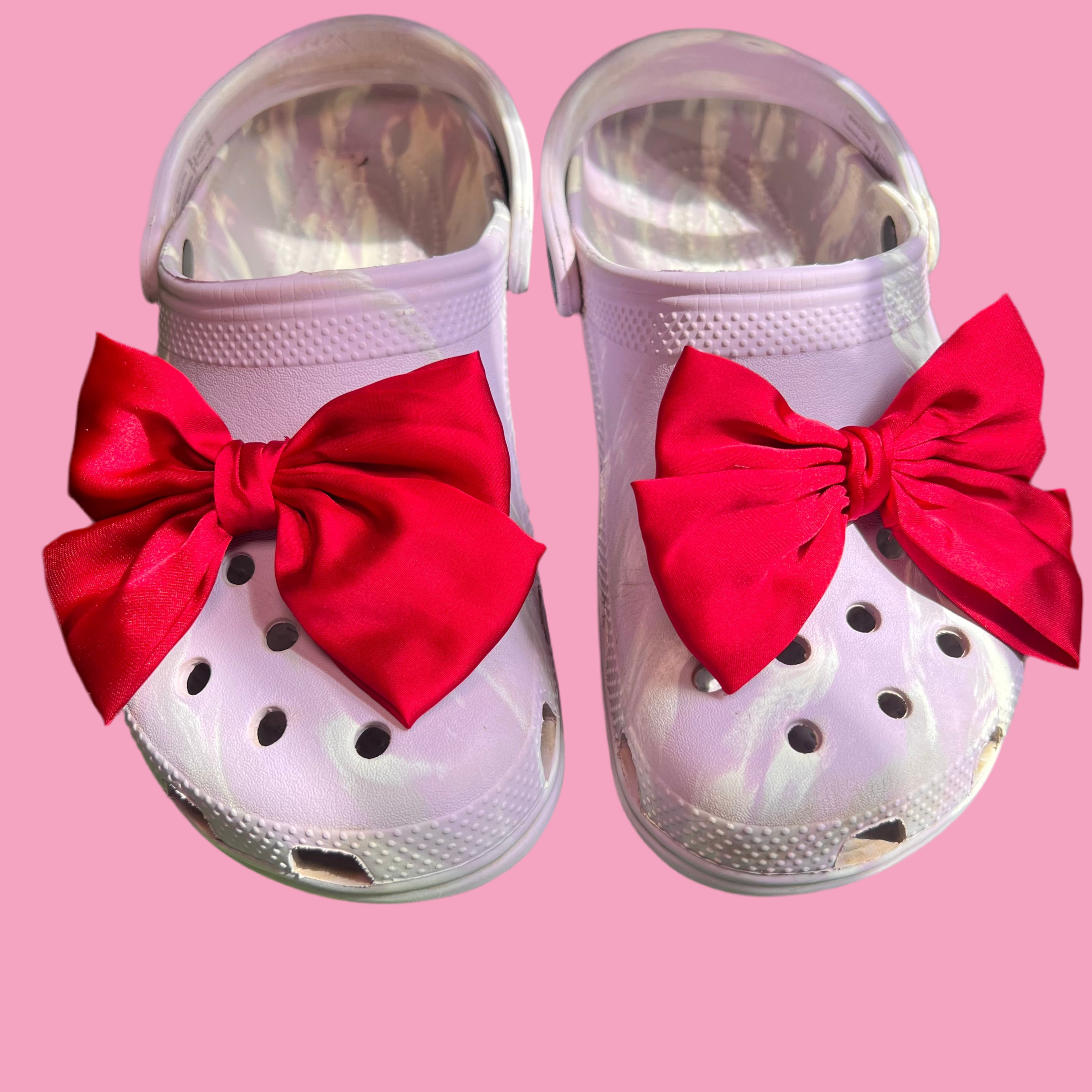 Giant Coquette Bow - Shoe or Beach Bag Charm Set Daisie Boutique