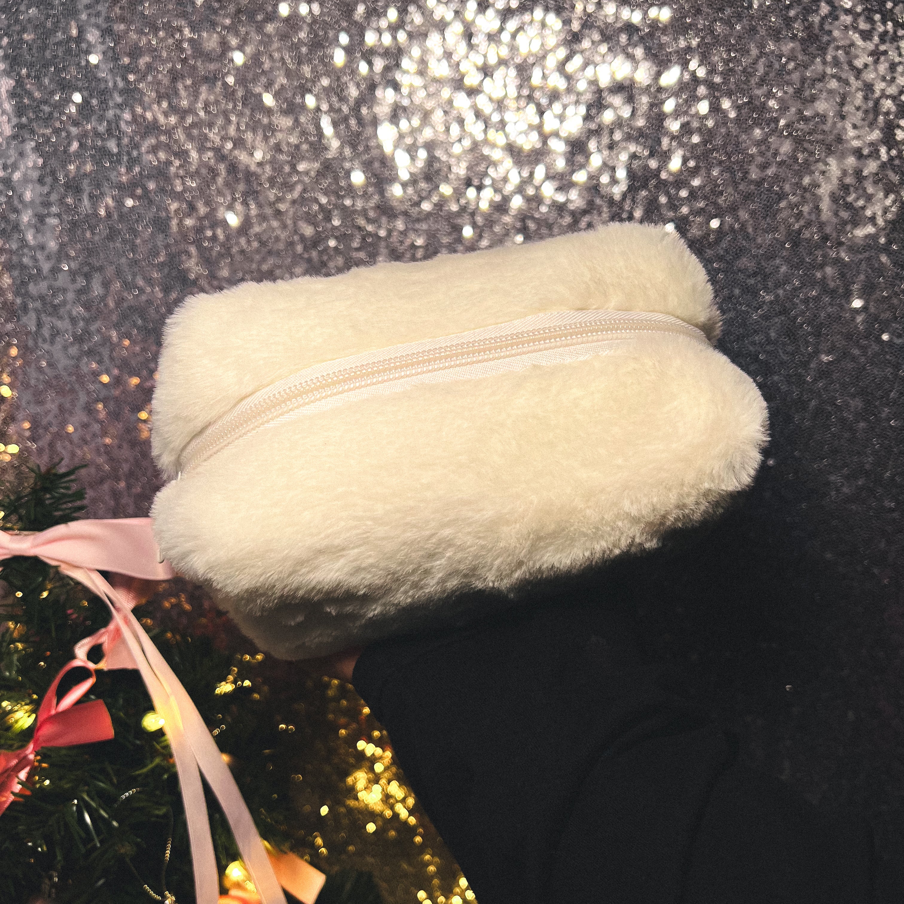 Cozy Plush Cosmetic Bag Daisie Boutique