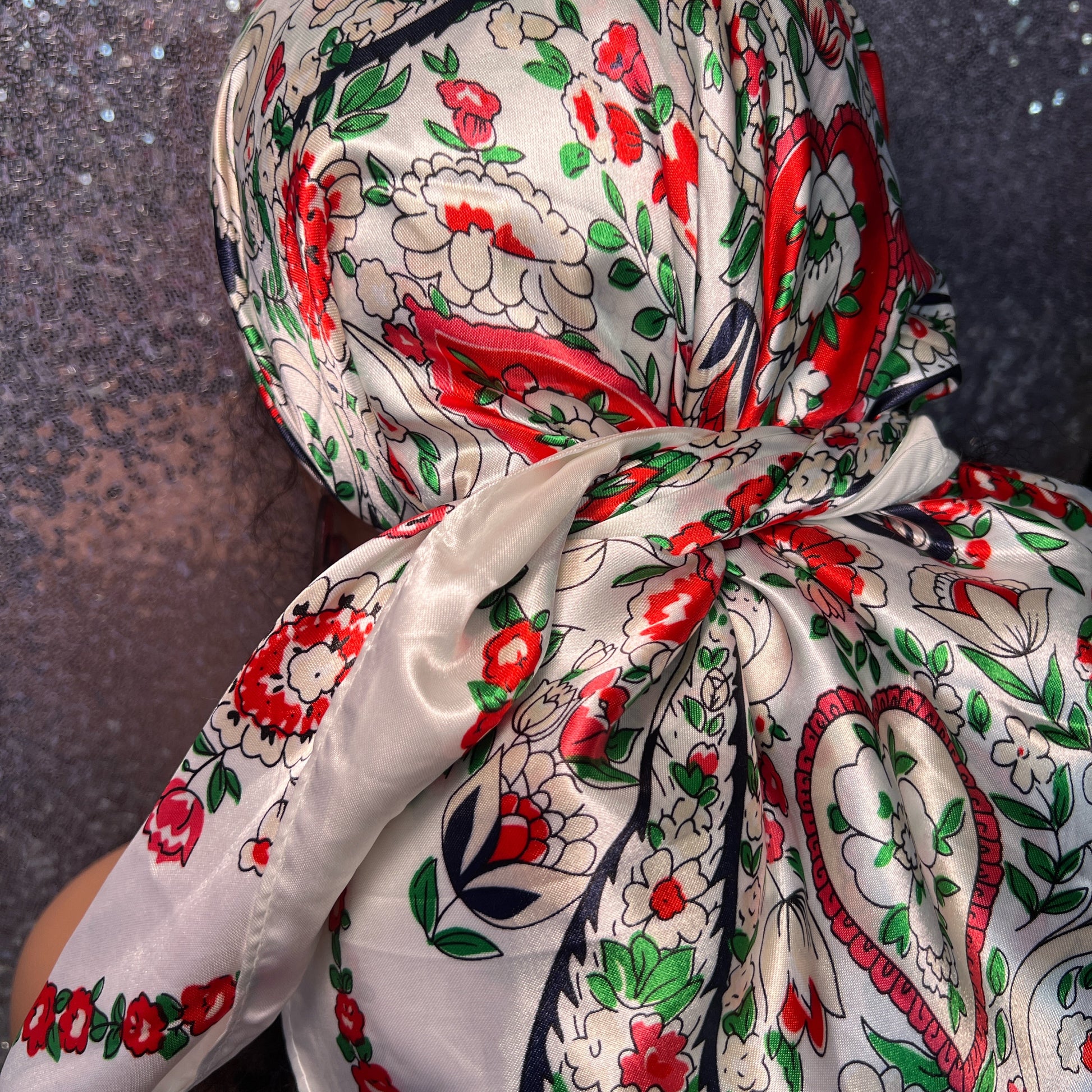 Paisley Print 35in Scarf Daisie Boutique