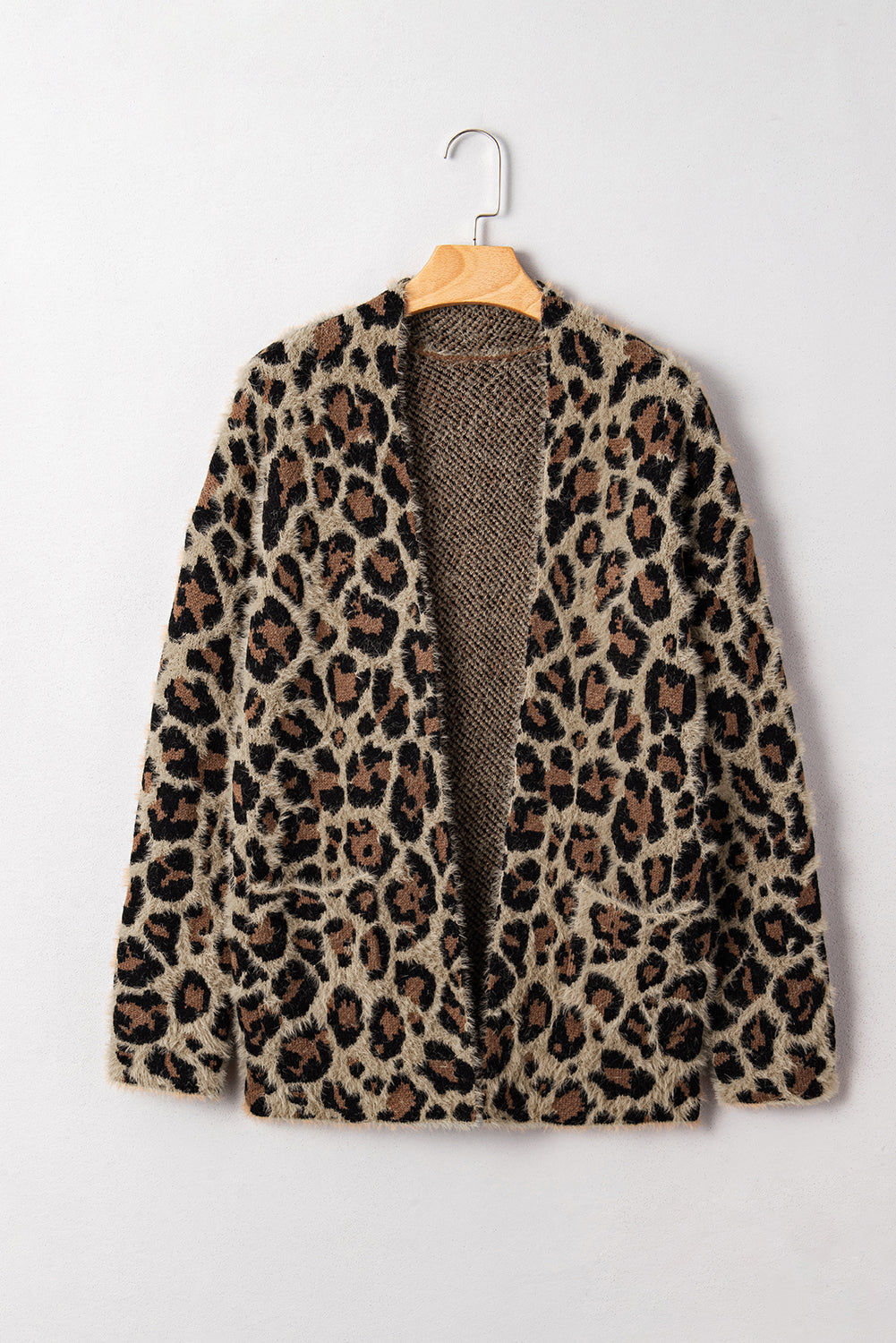 Brown Leopard Casual Cardigan Dear-Lover Dropshipping