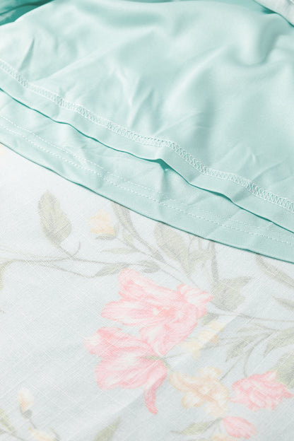 Yellow Ruffled Sleeveless Tiered Floral Maxi Dress