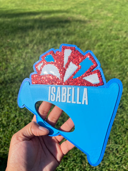 Cheer Megaphone Handheld Fan — Customizable Colors | Daisie Designs