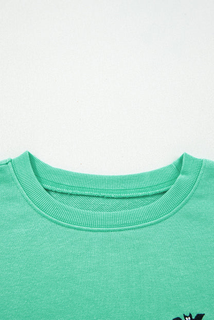 Halloween Ghost Embroidered Sweatshirt Dear-Lover Dropshipping