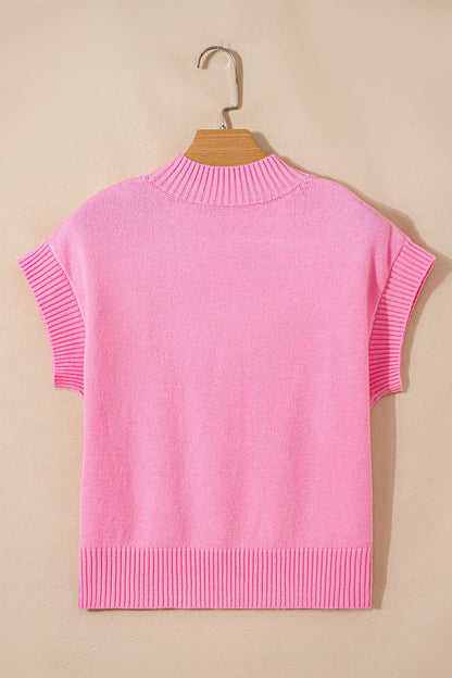 Valentine Heart Cropped Short Sleeve Sweater Dear-Lover Dropshipping