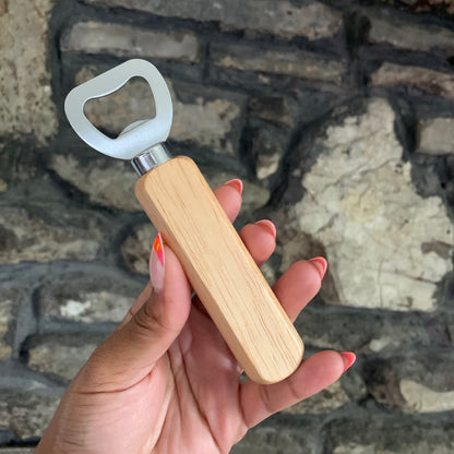 Wooden Handle Bottle Opener Daisie Boutique