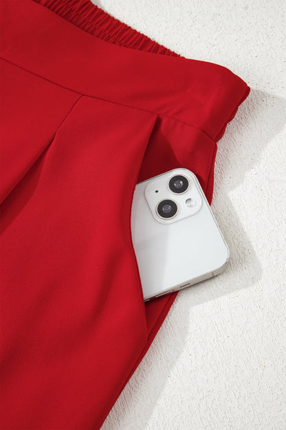 Pleated Detail Pants Dear-Lover Dropshipping