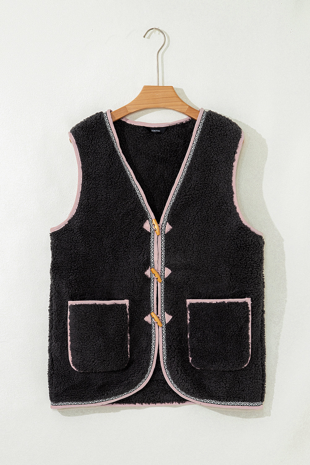 Sherpa Pocket Button Vest Dear-Lover Dropshipping