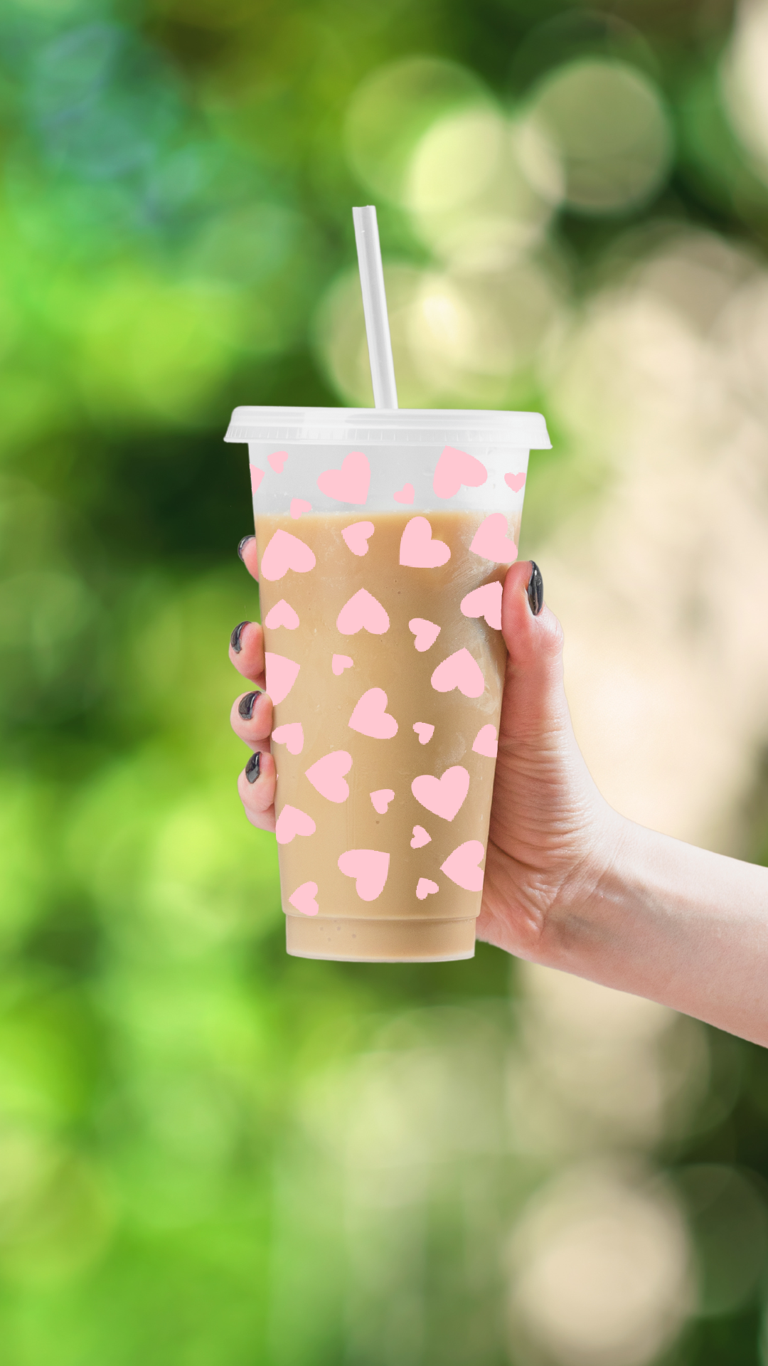 Love Heart 24 Ounce Cold Cup Daisie Boutique
