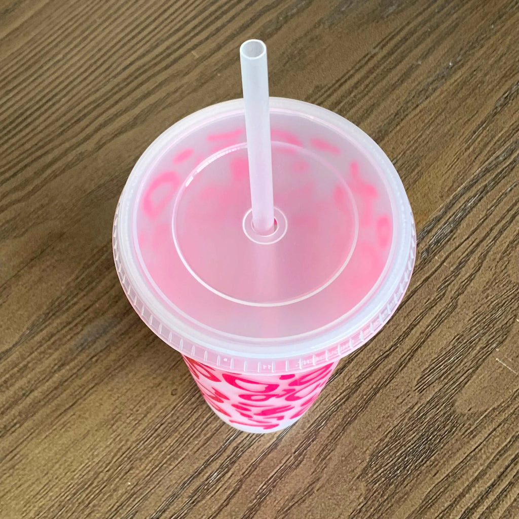 Leopard 24 oz. Venti Cold Cup - Daisie Boutique