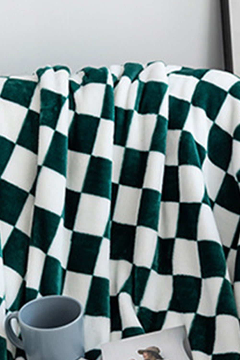 Checkerboard Print Soft Throw Blanket Daisie Boutique