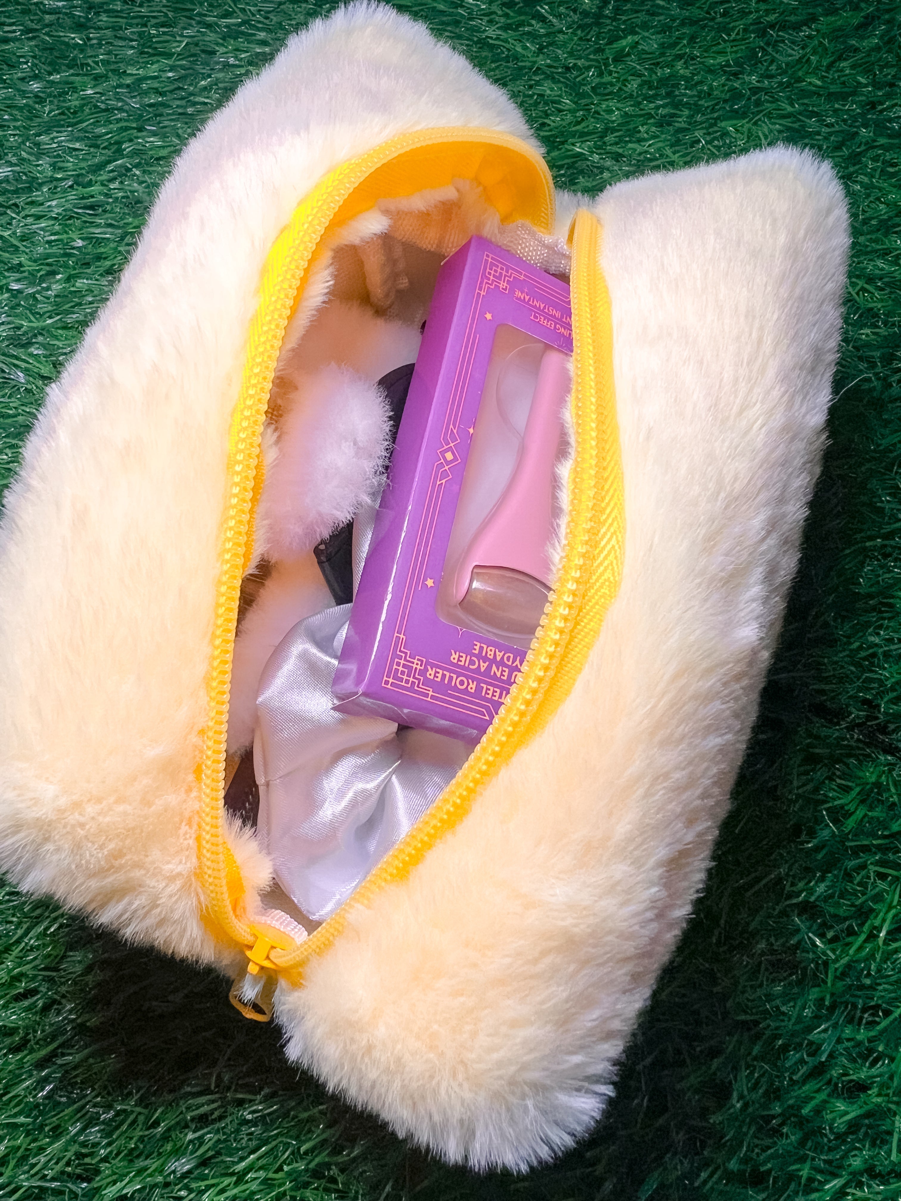 Cozy Plush Cosmetic Bag Daisie Boutique