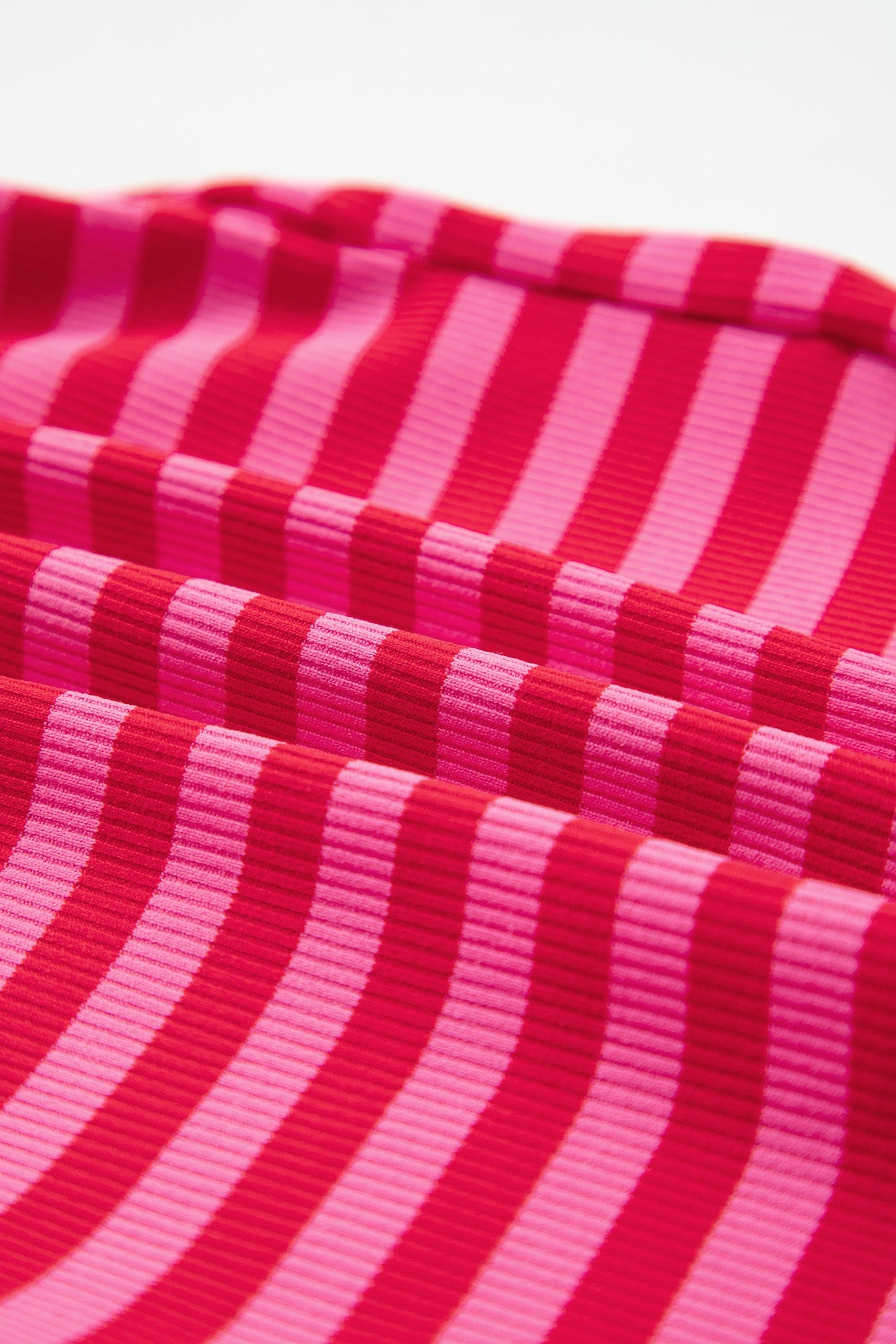 Stripe Contrast Elastic Waist Shorts Dear-Lover Dropshipping