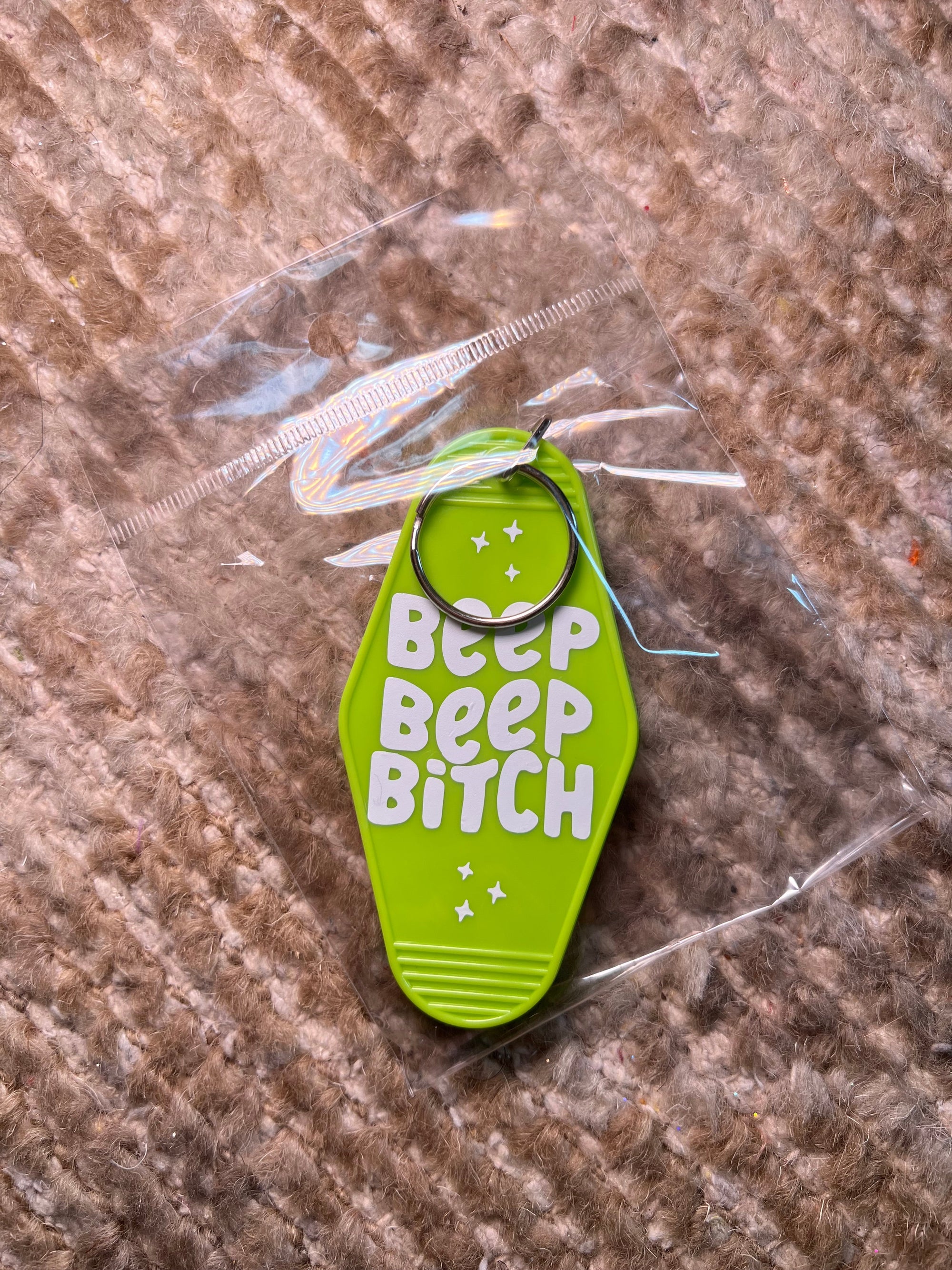 BEEP BEEP Cute Motel Keychain Daisie Boutique
