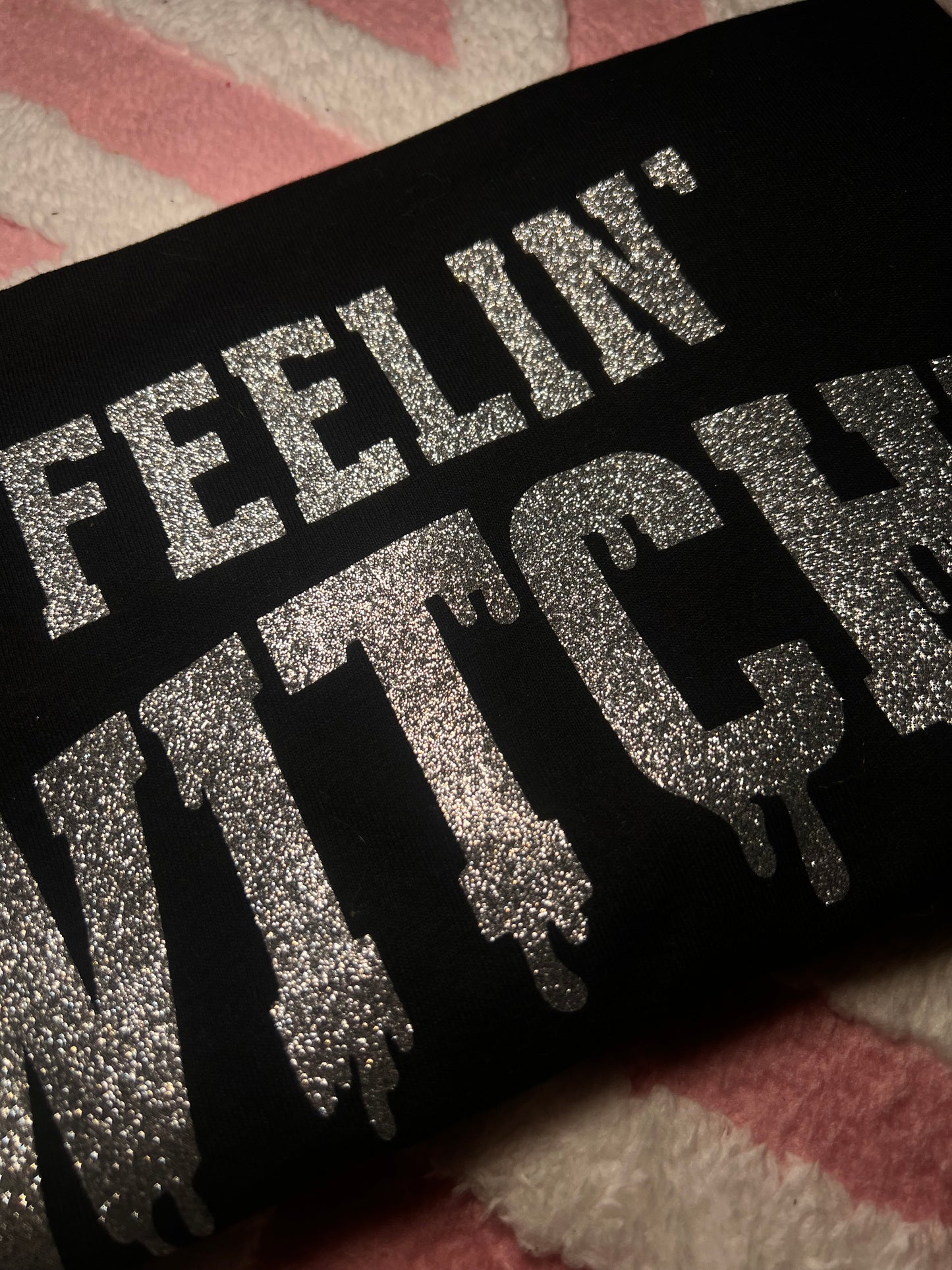 Feelin’ Witchy Glitter Halloween Tee