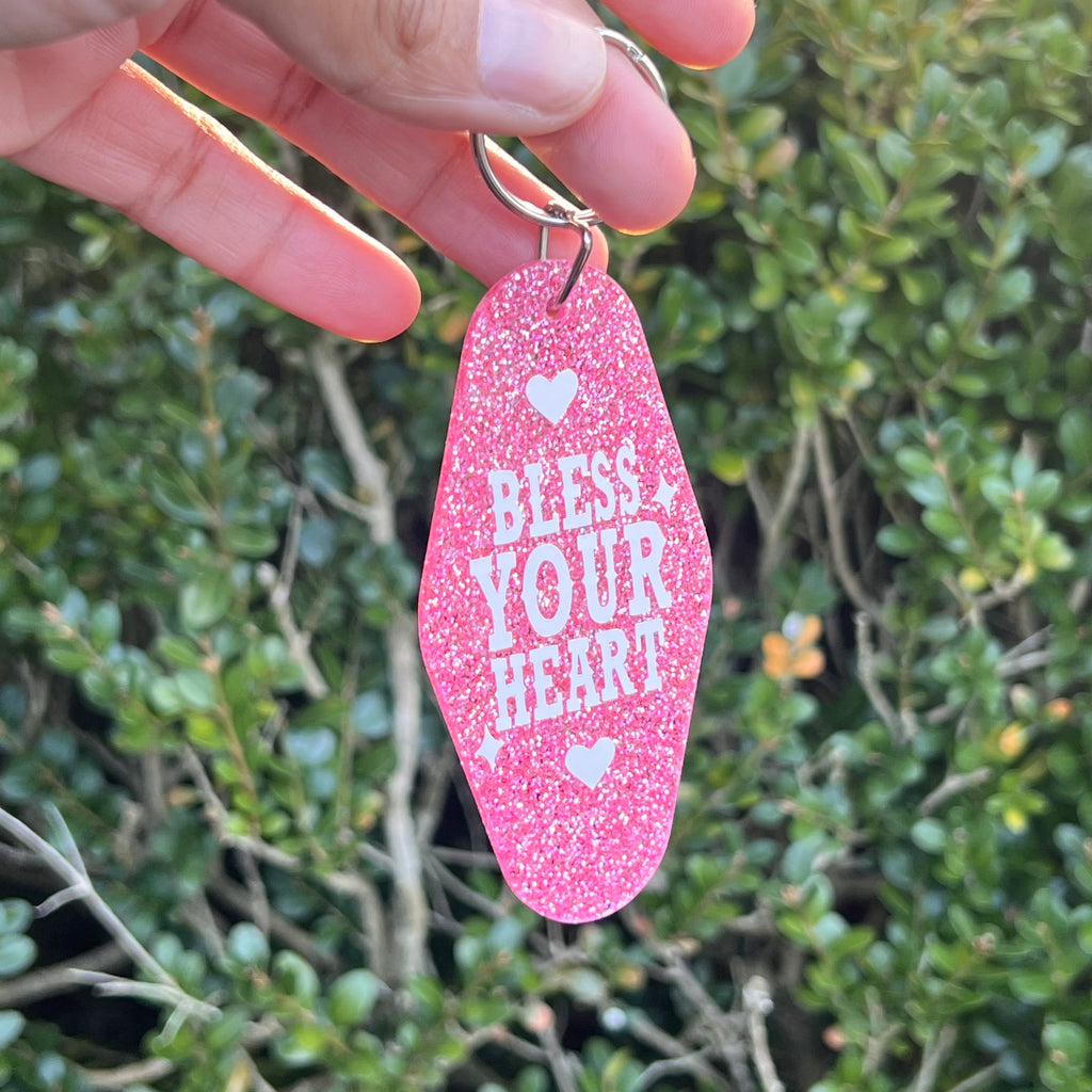 Bless Your Heart - Cutie Motel Keychain Daisie Boutique