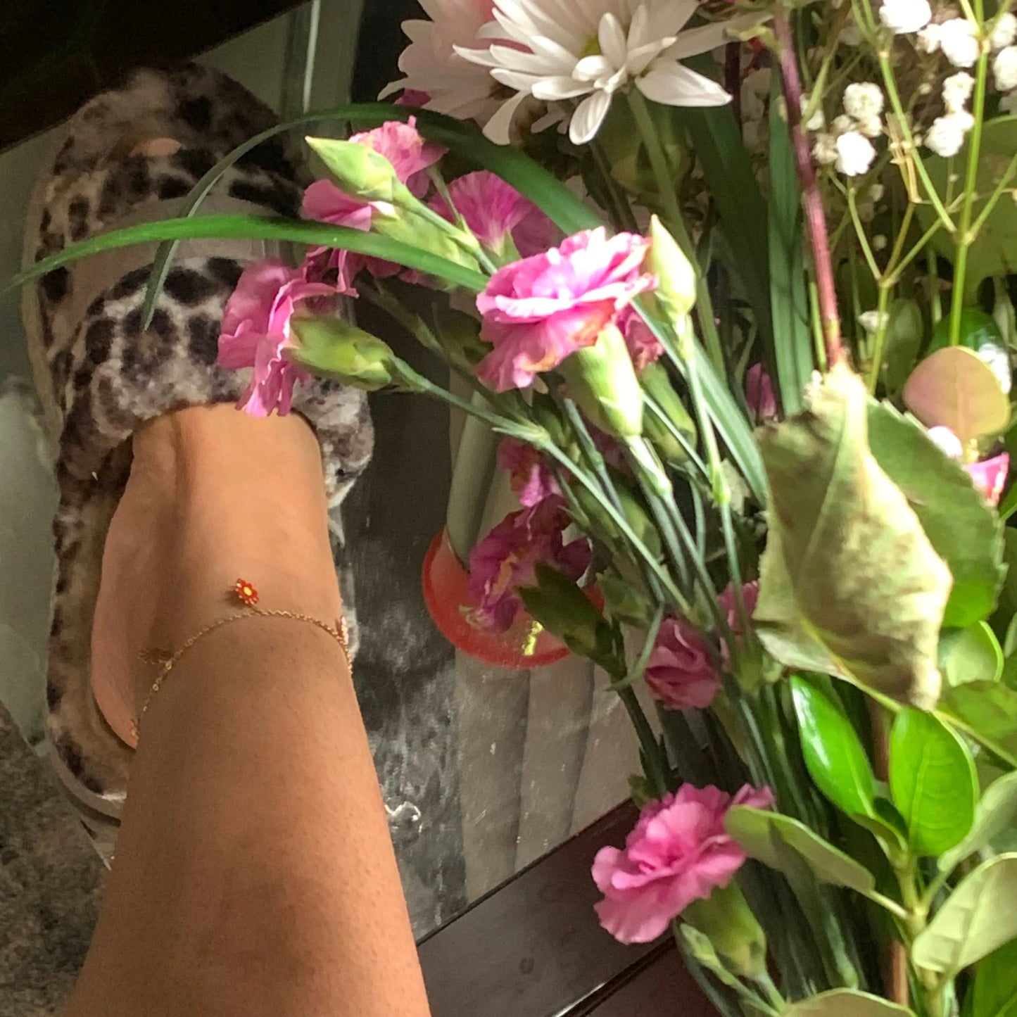 Flower Power Anklet Daisie Boutique