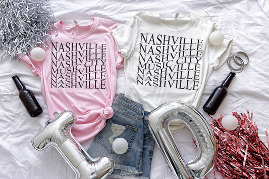 Music City Nashville UNISEX Cotton Tee Daisie Boutique
