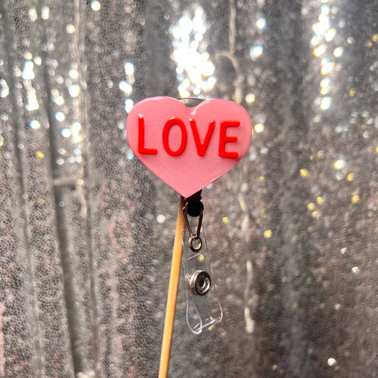 Love Valentines Badge Reel
