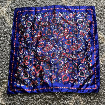 Paisley Print 35in Head or Neck Scarf Daisie Boutique