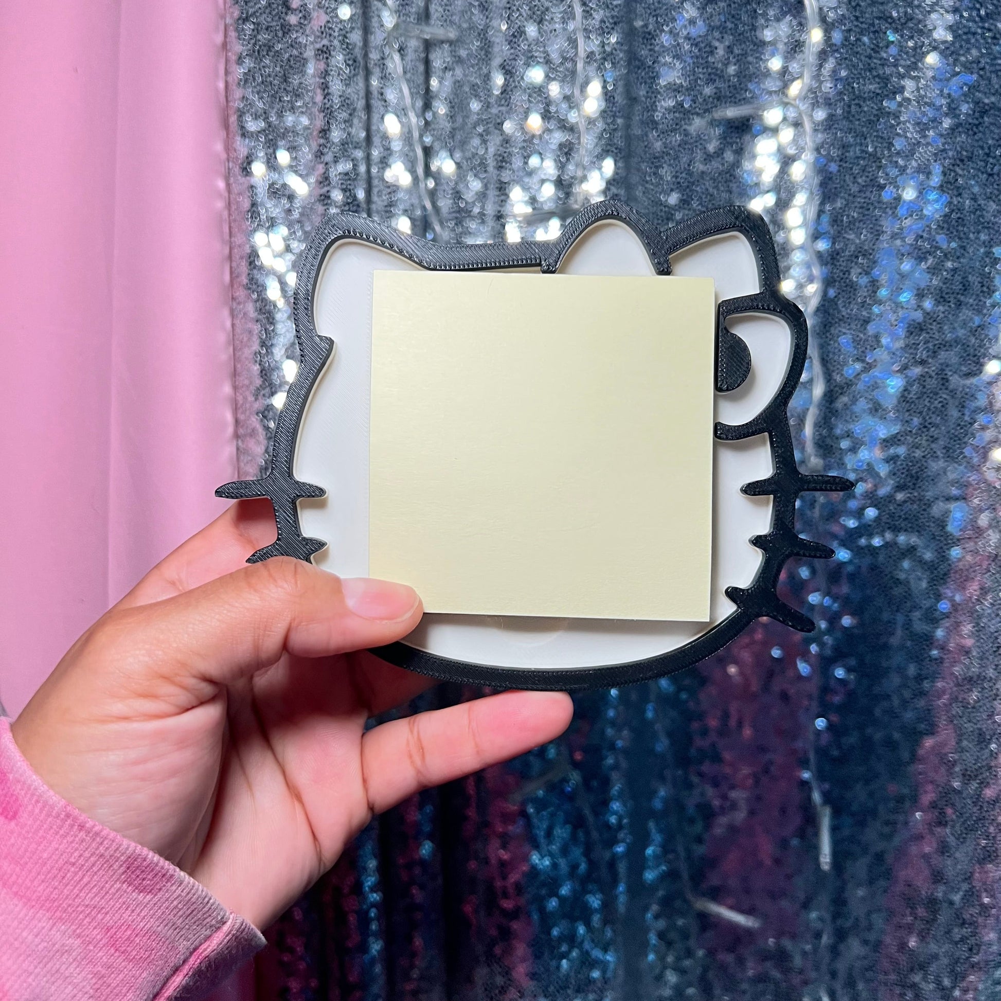 Cutie Kitty Sticky Notepad Holder Daisie Designs