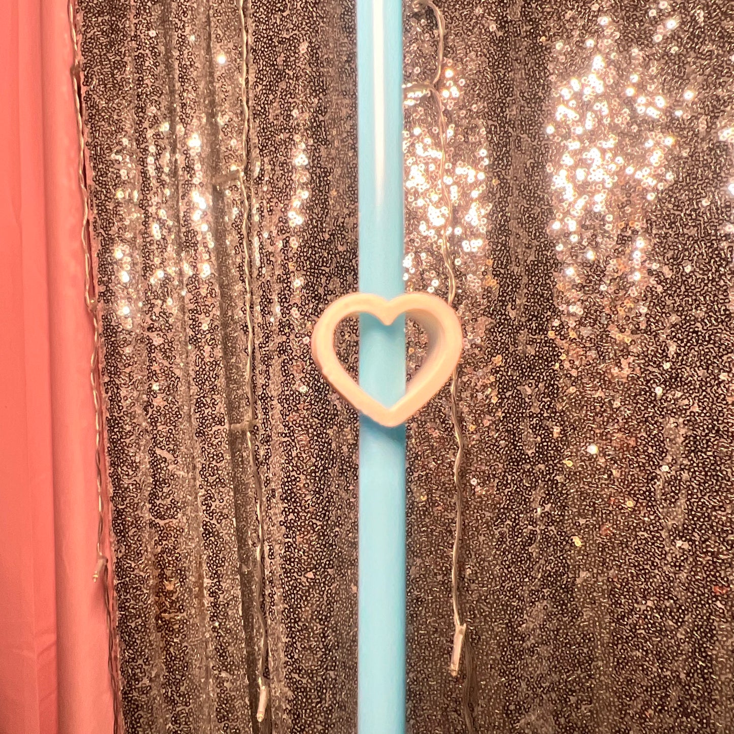 Cutie Heart Shaped Straw Topper