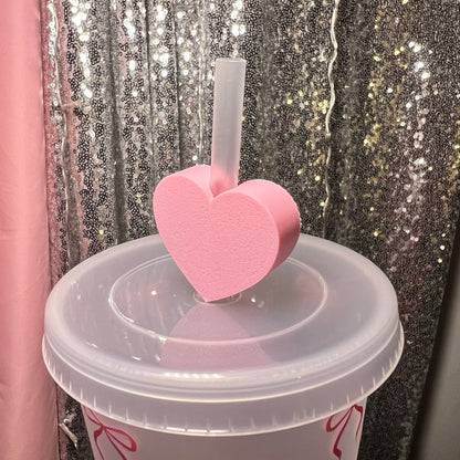 Heart Straw Topper for Standard Straws Daisie Boutique