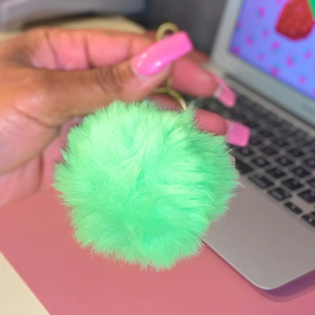 Fluff Keychain Daisie Boutique