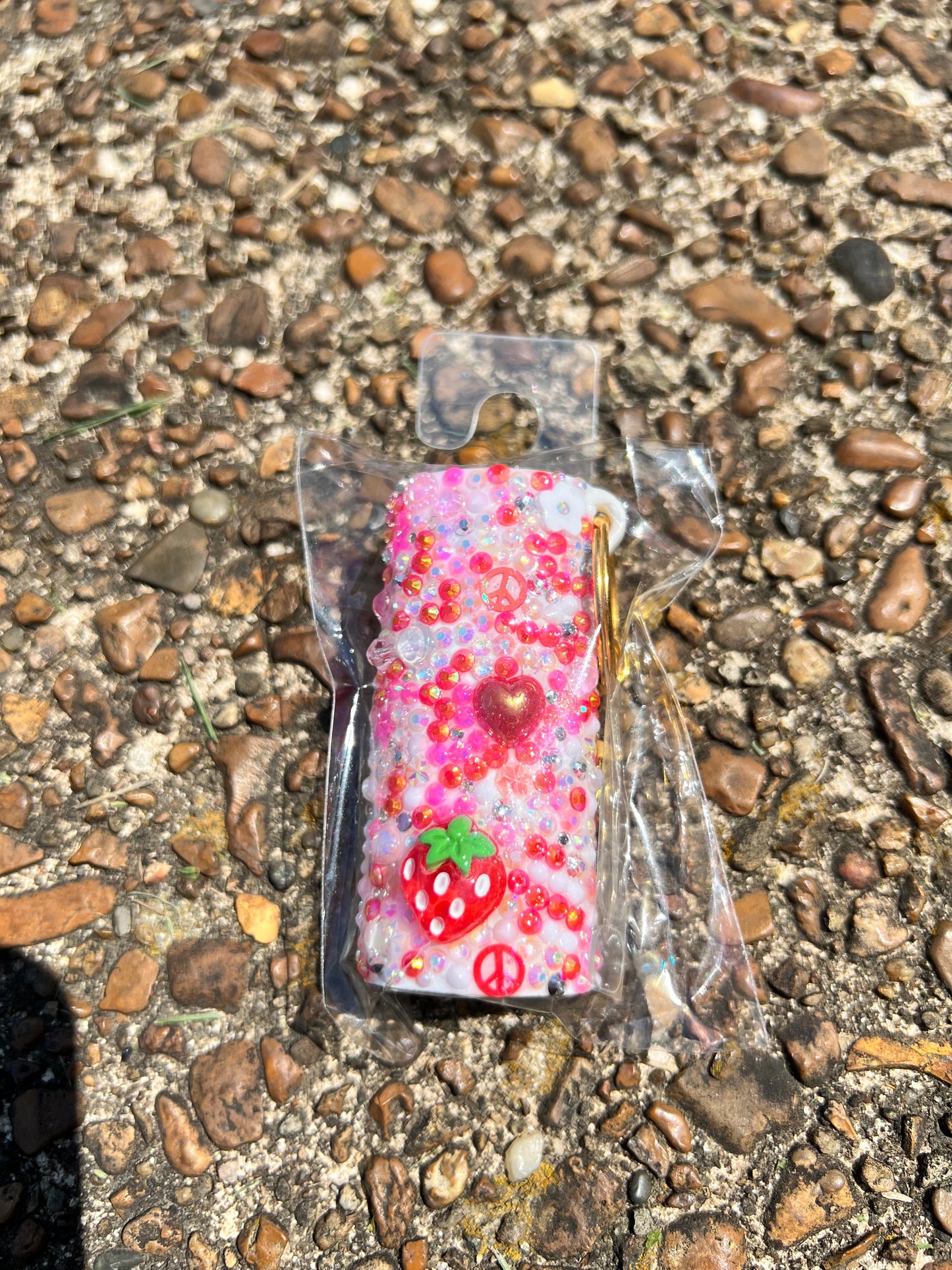 Handmade Cutie Freestyle "Junk" Charm Lighter Case — Aesthetic 3D Coquette Accessory for Round Bic Lighters
