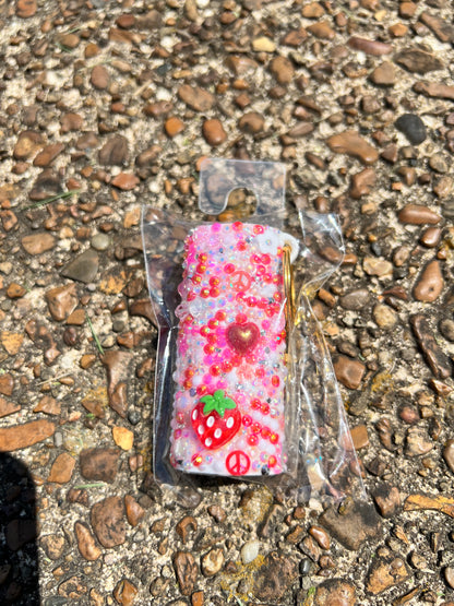 Handmade Cutie Freestyle "Junk" Charm Lighter Case — Aesthetic 3D Coquette Accessory for Round Bic Lighters