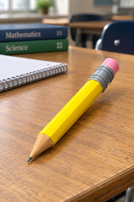 3D Printed Jumbo Pencil Pen — Novelty Oversized Pencil | BIC Refillable | Back to School | Daisie & Co.