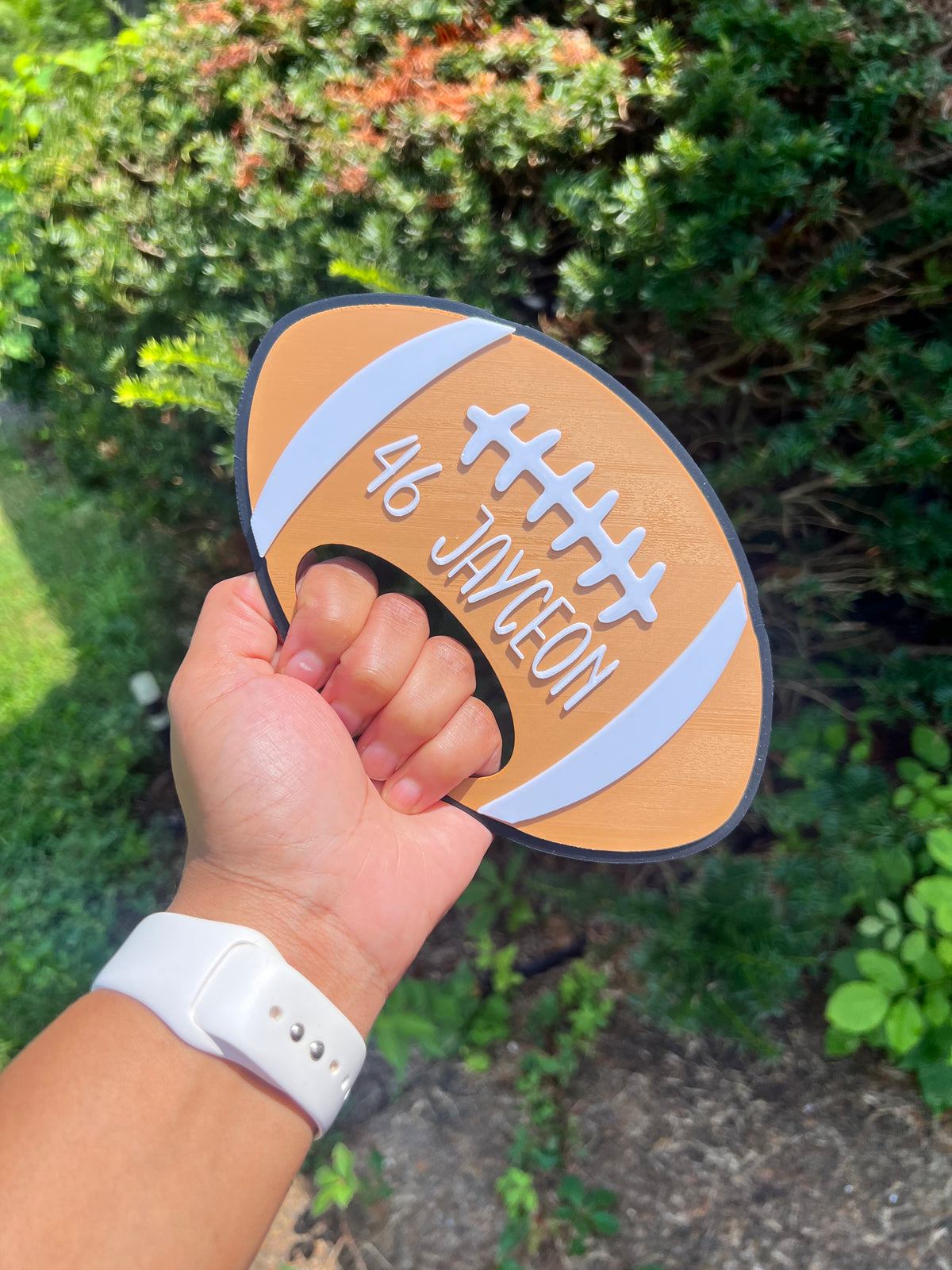 Custom Football Handheld Fan