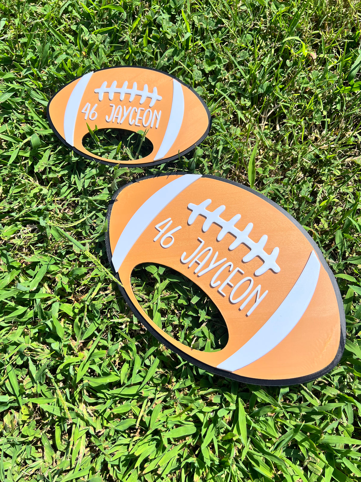 Custom Football Handheld Fan