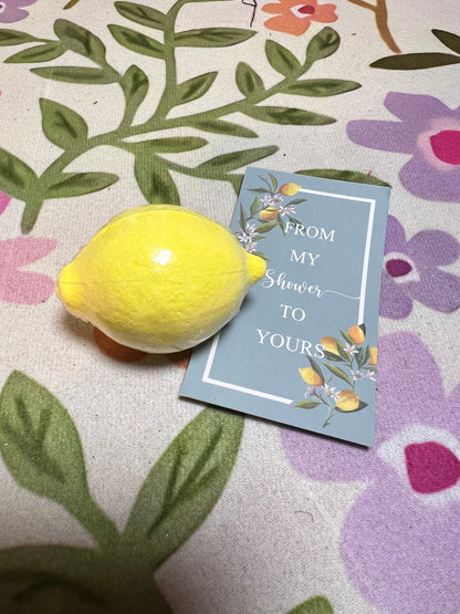 Lemon Bath & Shower Bomb – 1 oz Daisie Boutique