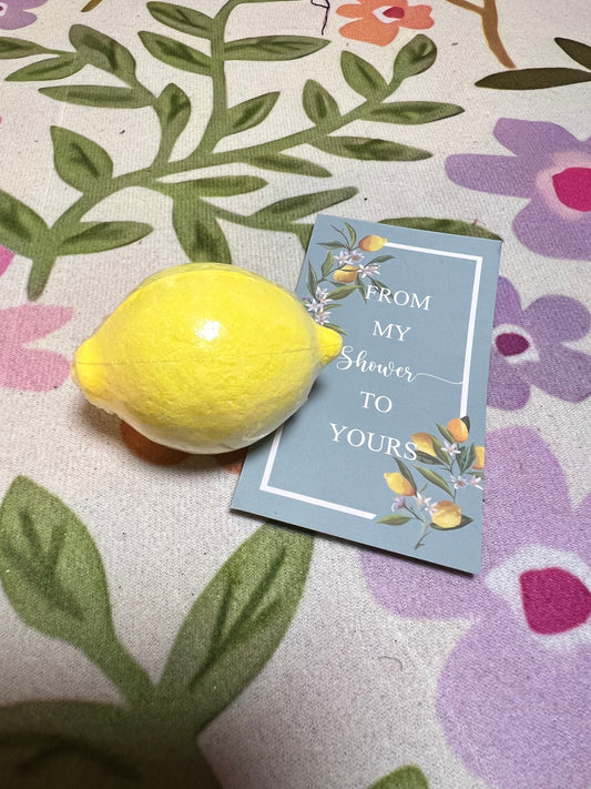 Lemon Bath & Shower Bomb – 1 oz Daisie Boutique