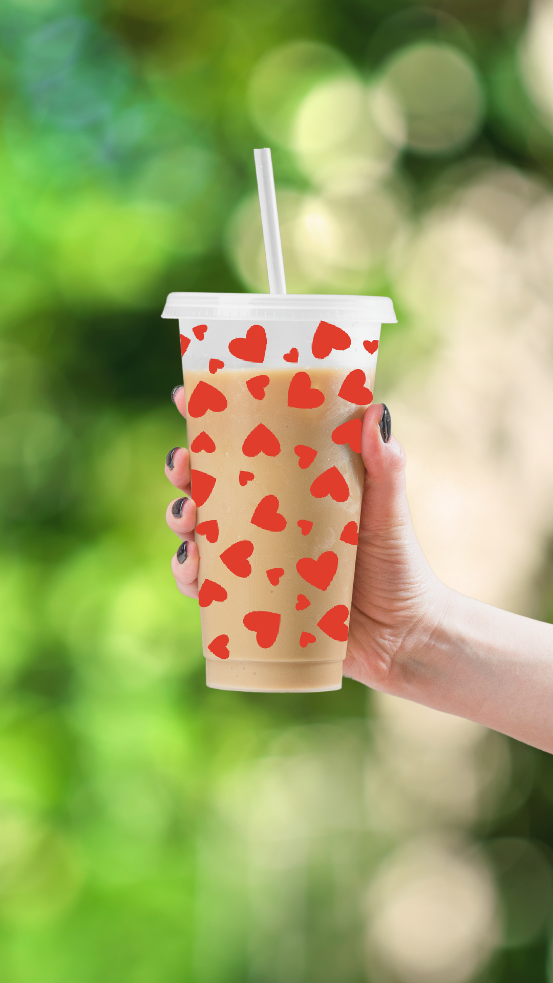 Love Heart 24 Ounce Cold Cup Daisie Boutique