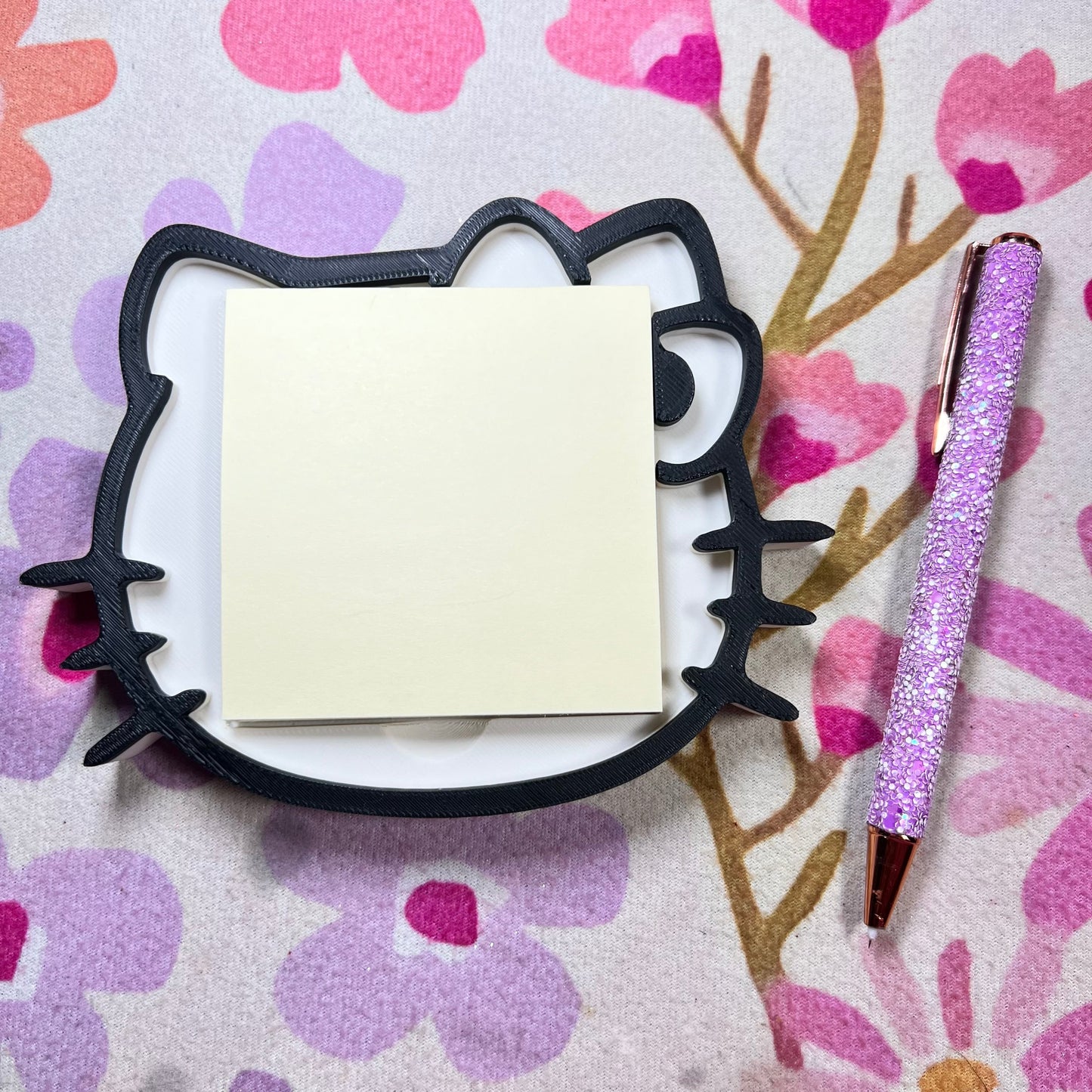 Cutie Kitty Sticky Notepad Holder Daisie Designs