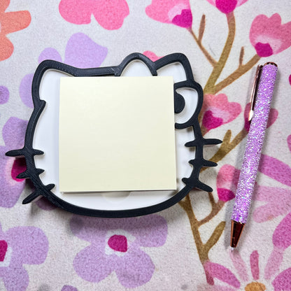 Cutie Kitty Sticky Notepad Holder Daisie Designs