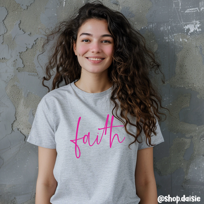 Faith Cotton T-Shirt Daisie Boutique