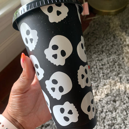 Skull 24 Oz. Cold Cup Daisie Boutique