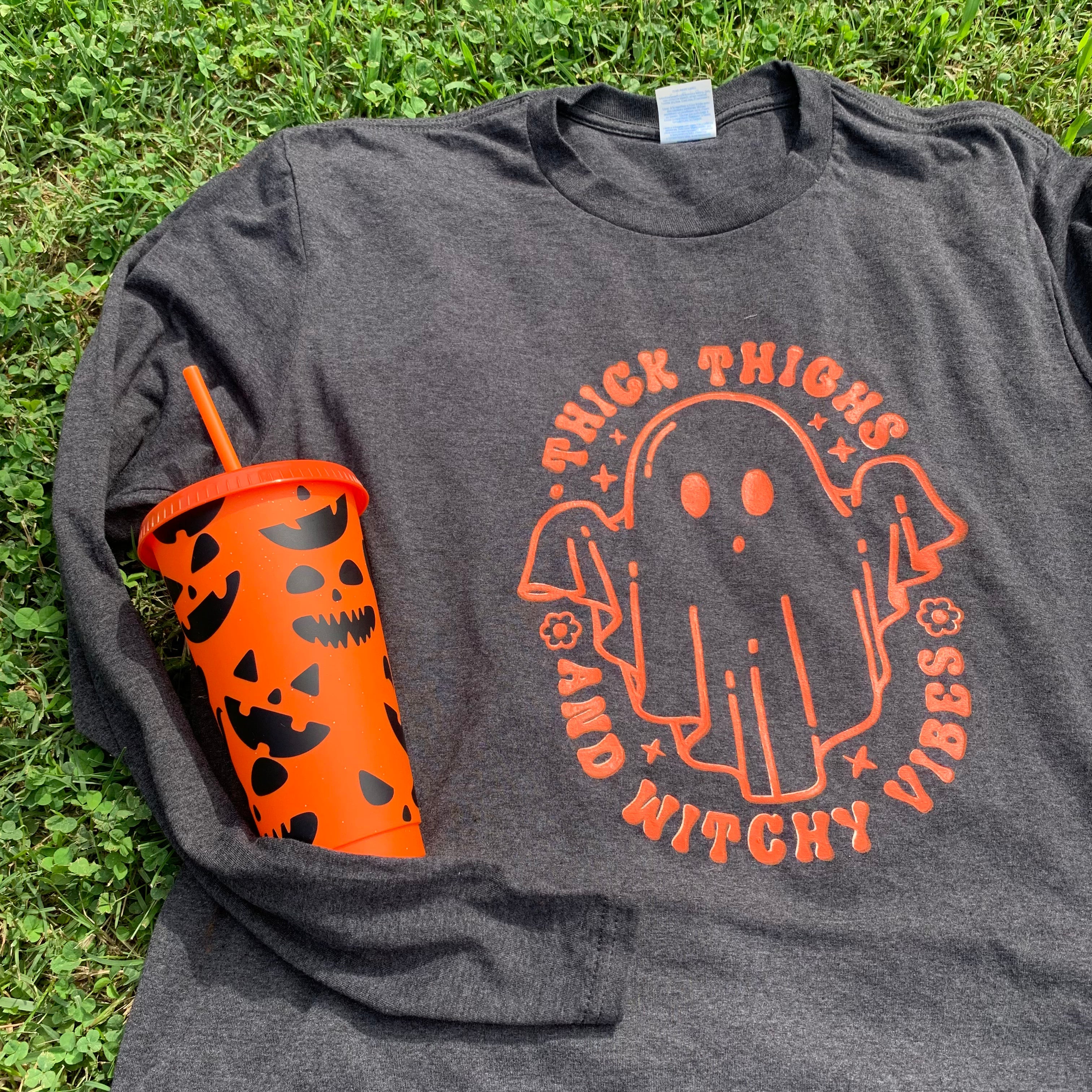 Jack-o-lantern Pumpkin 24 Oz. Cold Cup Daisie Boutique