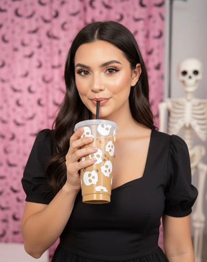 Skull - 24 Ounce. Cold Cup Daisie Boutique