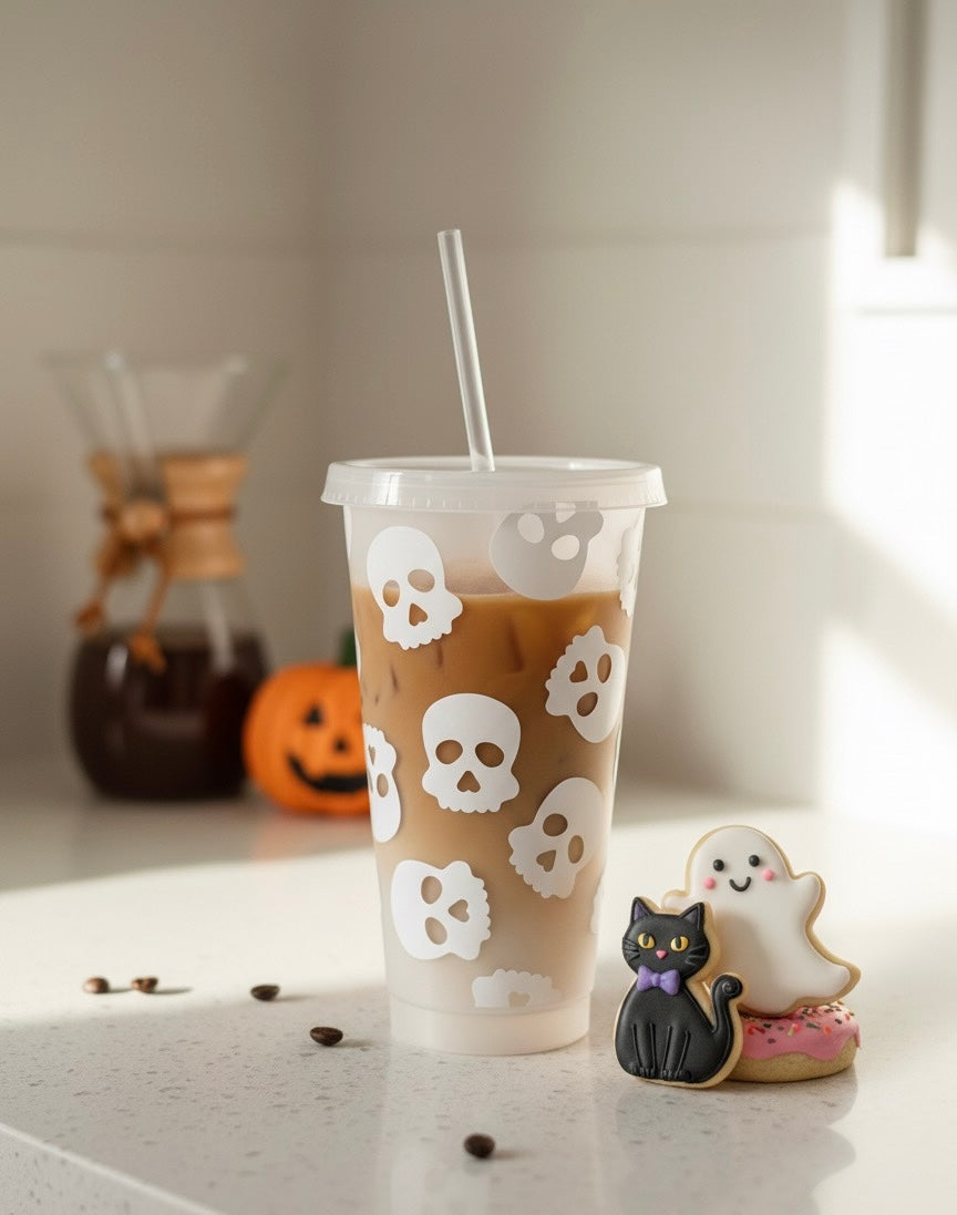 Skull - 24 Ounce. Cold Cup Daisie Boutique