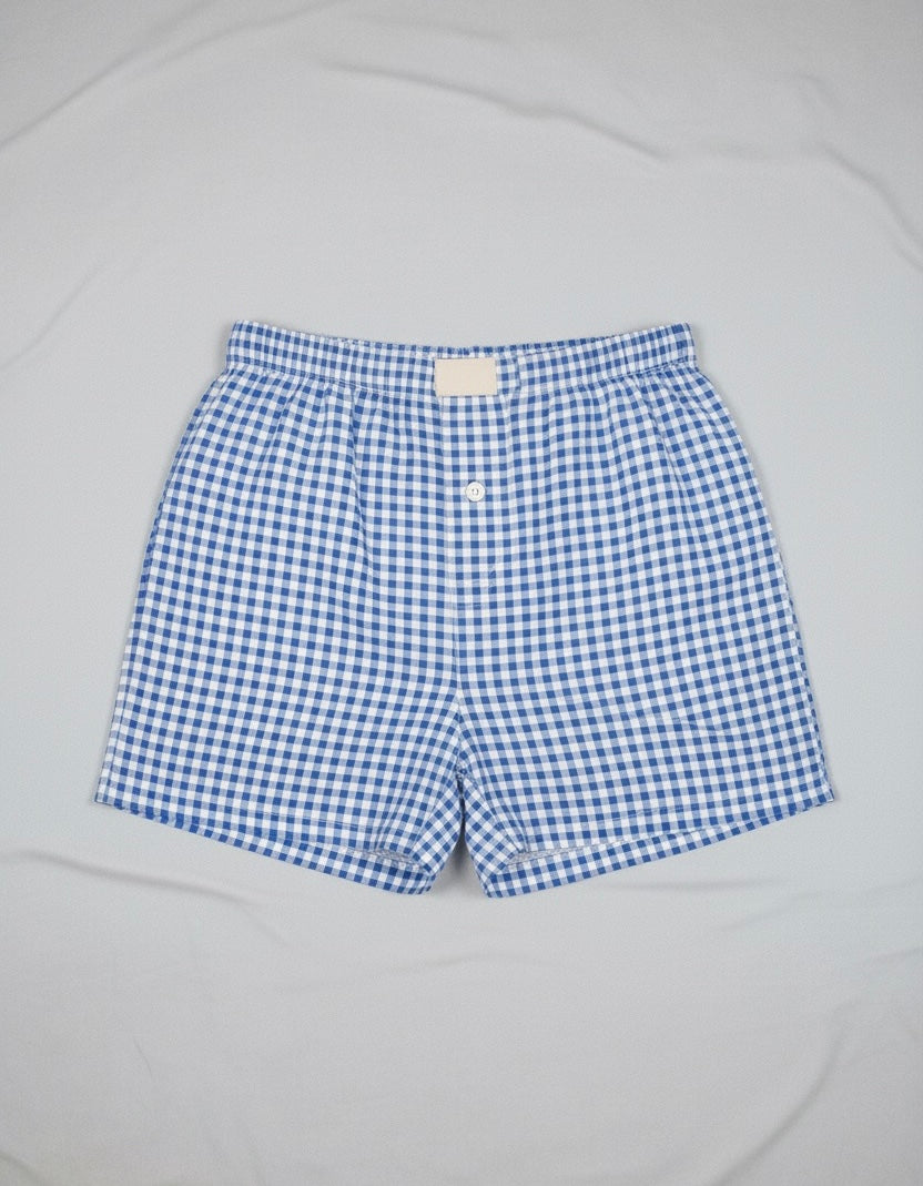 Gingham High Waist Boxer Short Dear-Lover Dropshipping