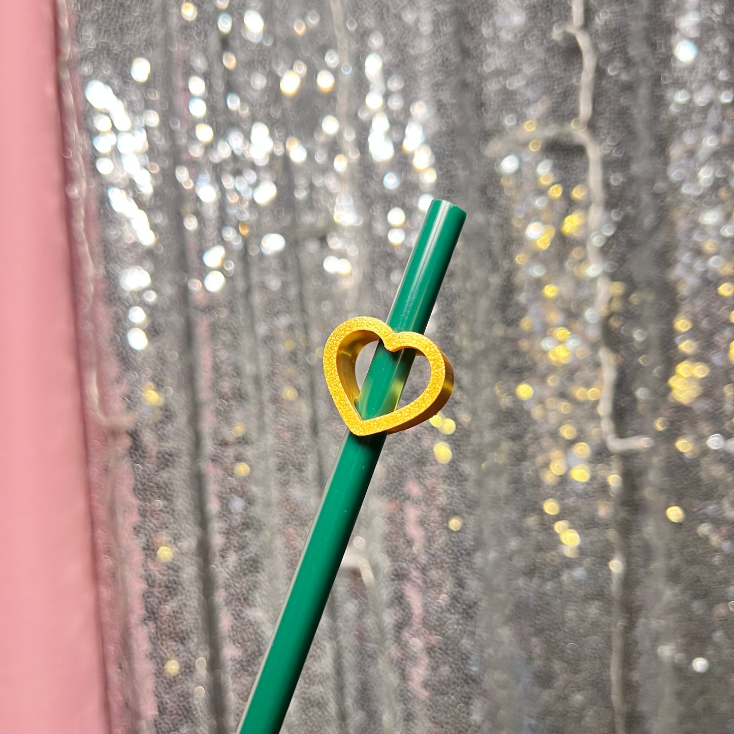 Cutie Heart Shaped Straw Topper