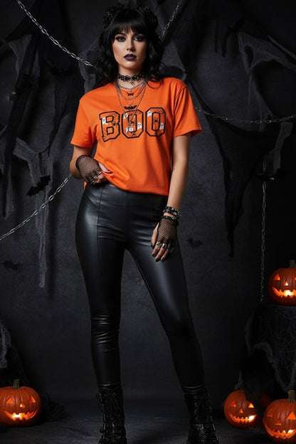 Black Faux Leather High Waist Leggings Dear-Lover Dropshipping