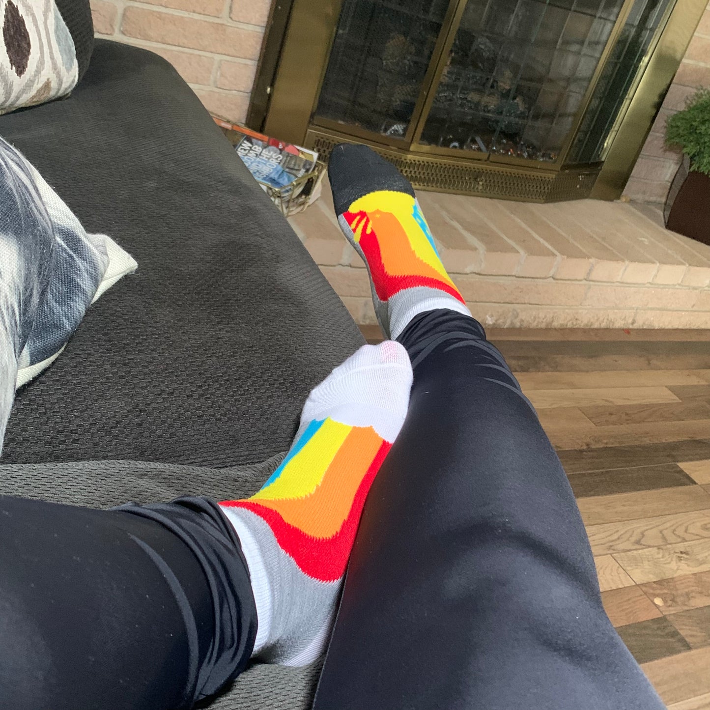 Cute Rainbow Socks (1 pack) Daisie Boutique